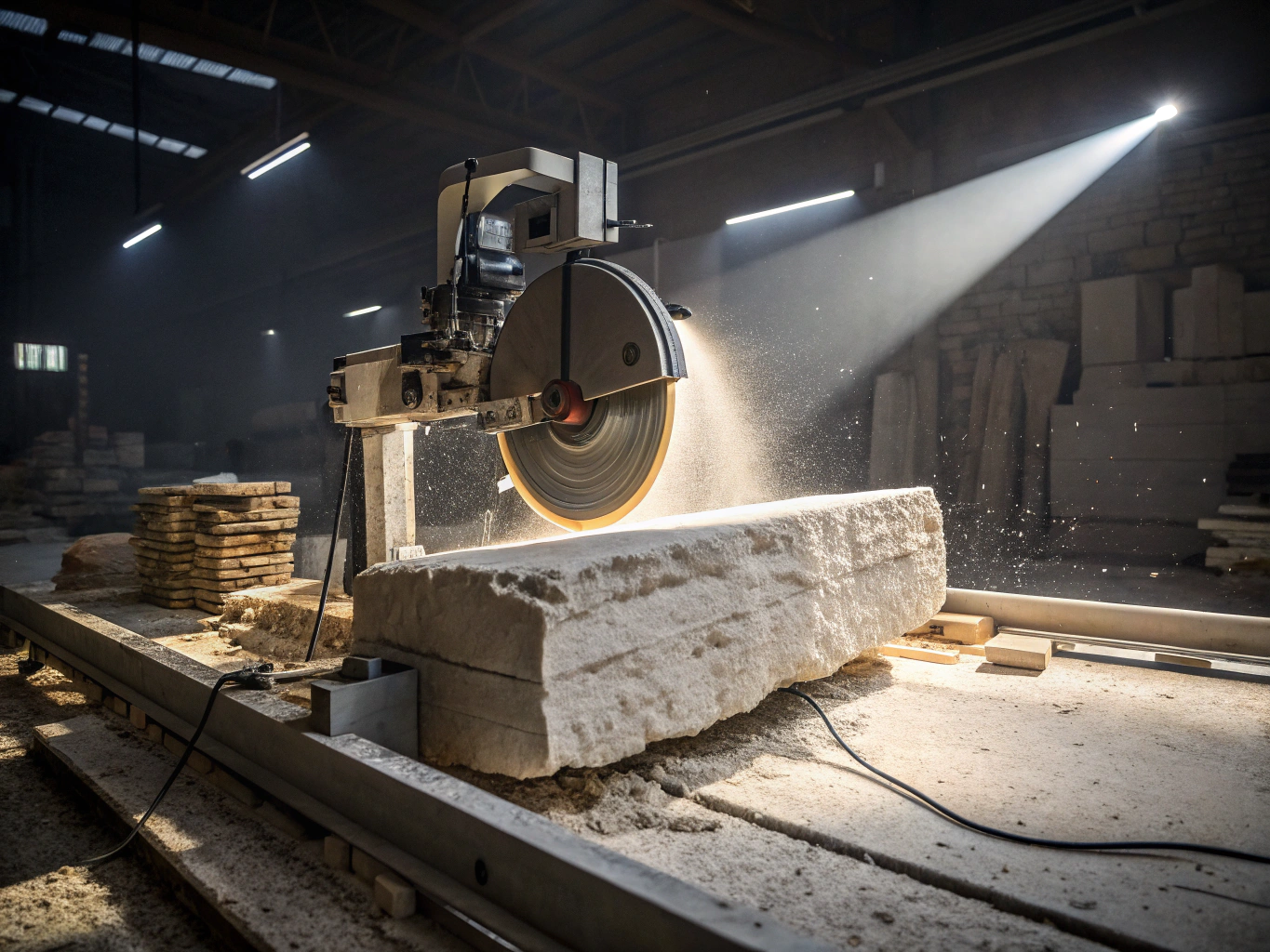 Bridge-Type Combined Stone Cutters