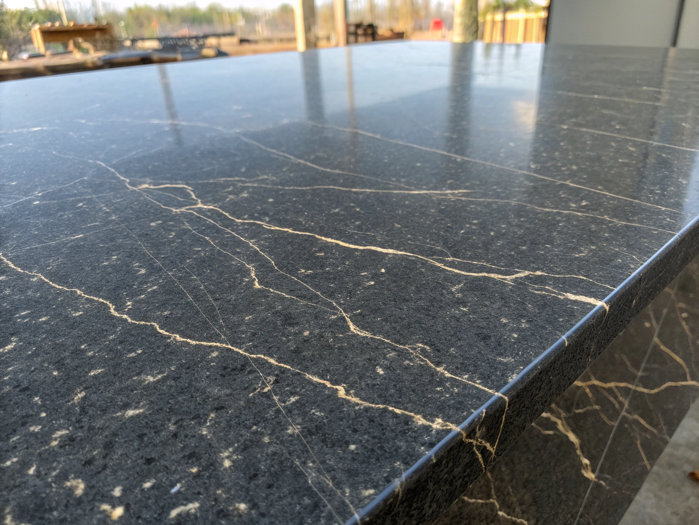 G654 Sesame Grey Granite natural granite slab specimen